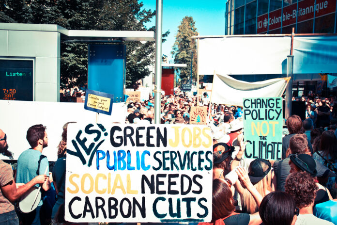image of 2014 Climate Change demonstration in Vancouver