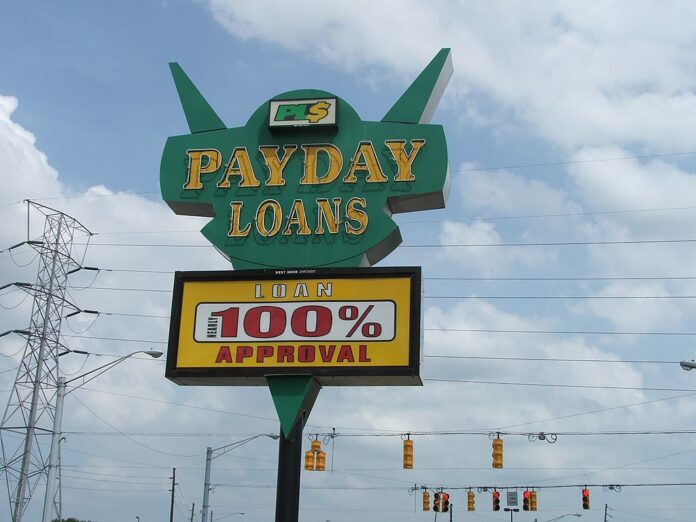 sign for payday loan business